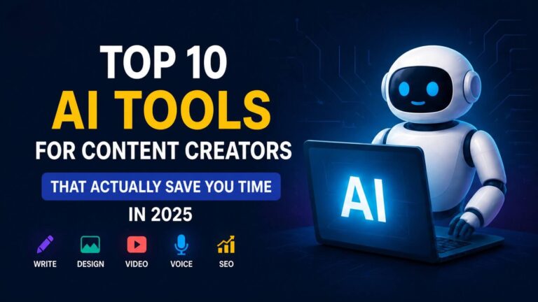 Best AI tools for content creators in 2025