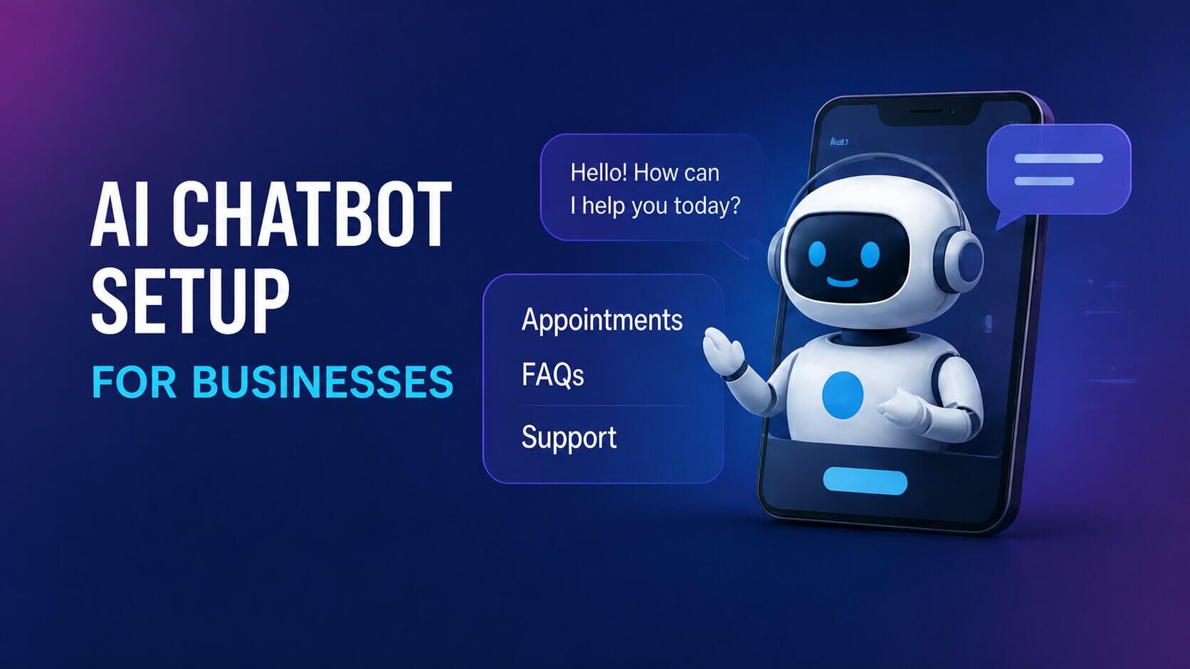 AI chatbot helping small businesses automate customer support