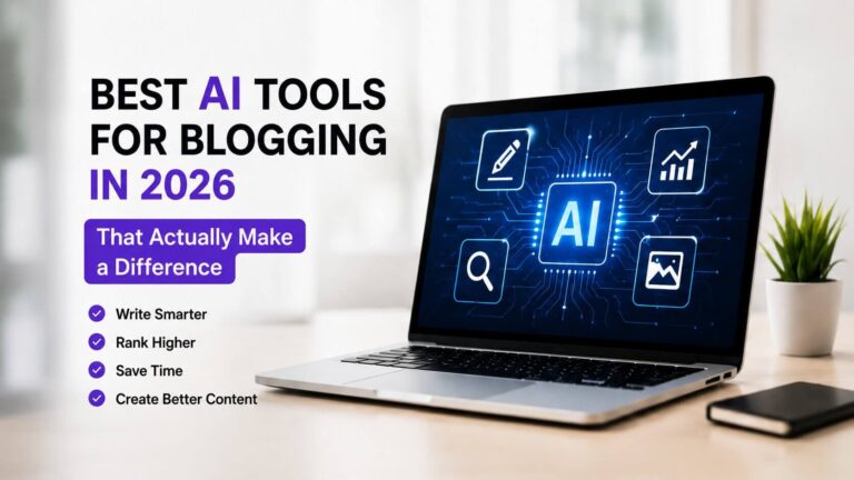Best AI tools for blogging in 2026 including writing, SEO, and content creation software