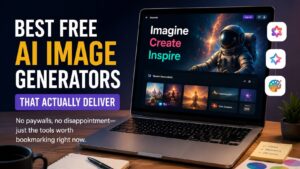 Best free AI image generators for creators bloggers and beginners